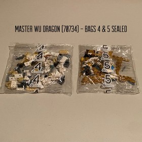 LEGO Ninjago Lot: 2257 9446 70611 70728 70734 Sealed Bags Partials Manuals +MORE