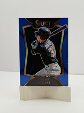 2025 Panini Select - Select Throwback Travis Bazzana #17 Blue Prizm 07/49(RC)