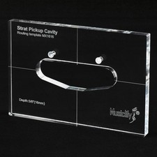 Musiclily Pro CNC Single Coil Pickup Routing Template For Strat Guitar Body