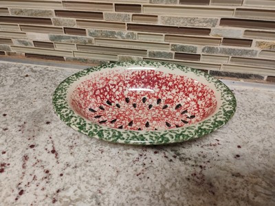 Henn Pottery- Workshops of Gerald Henn Watermelon Oval Bowl