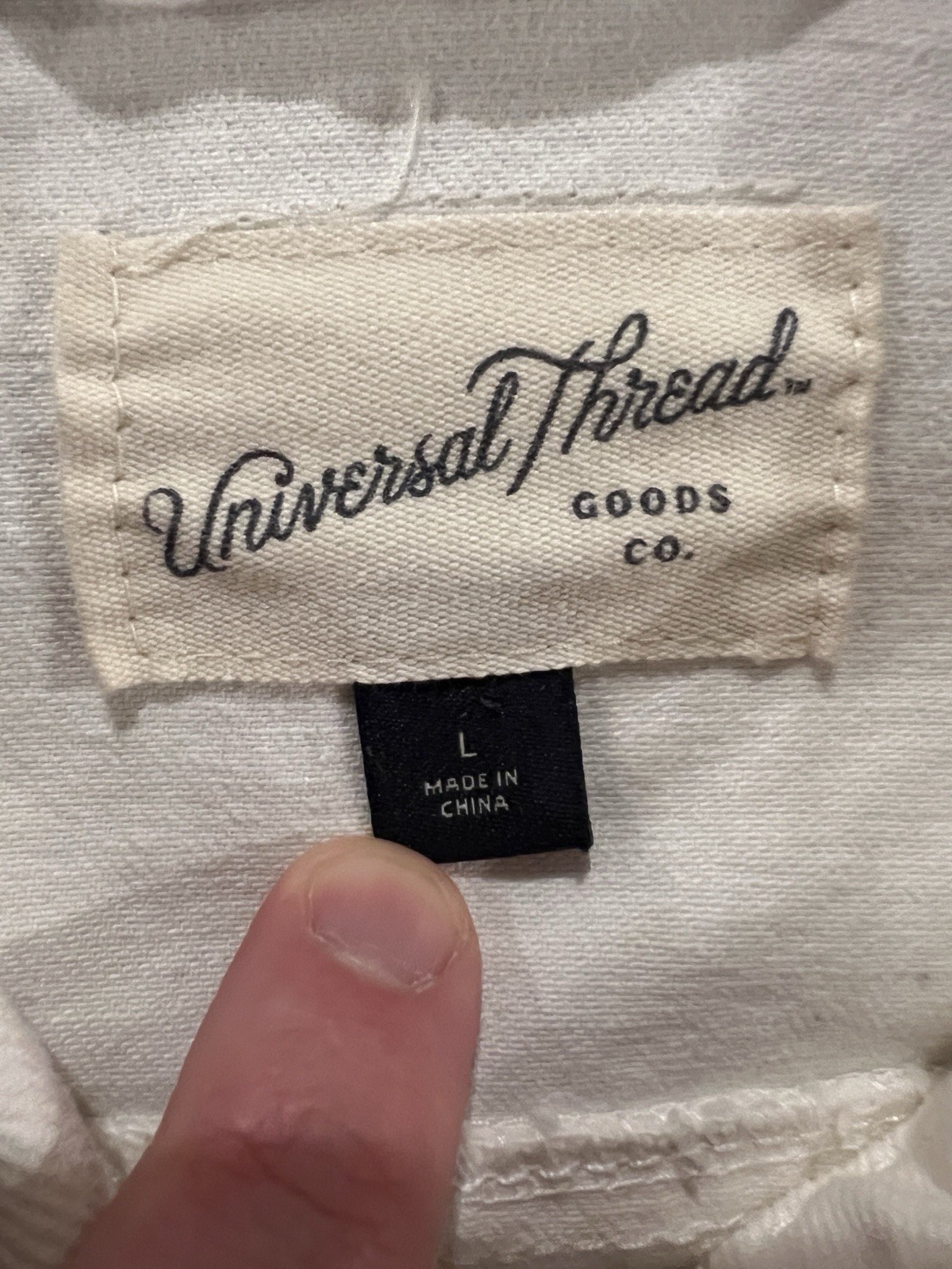 Universal Thread Wonem’s White Denim Jacket - Siz… - image 9