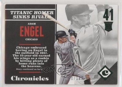 2017 Panini Chronicles Rookies Green 90/199 Adam Engel #143 Rookie RC 0q3