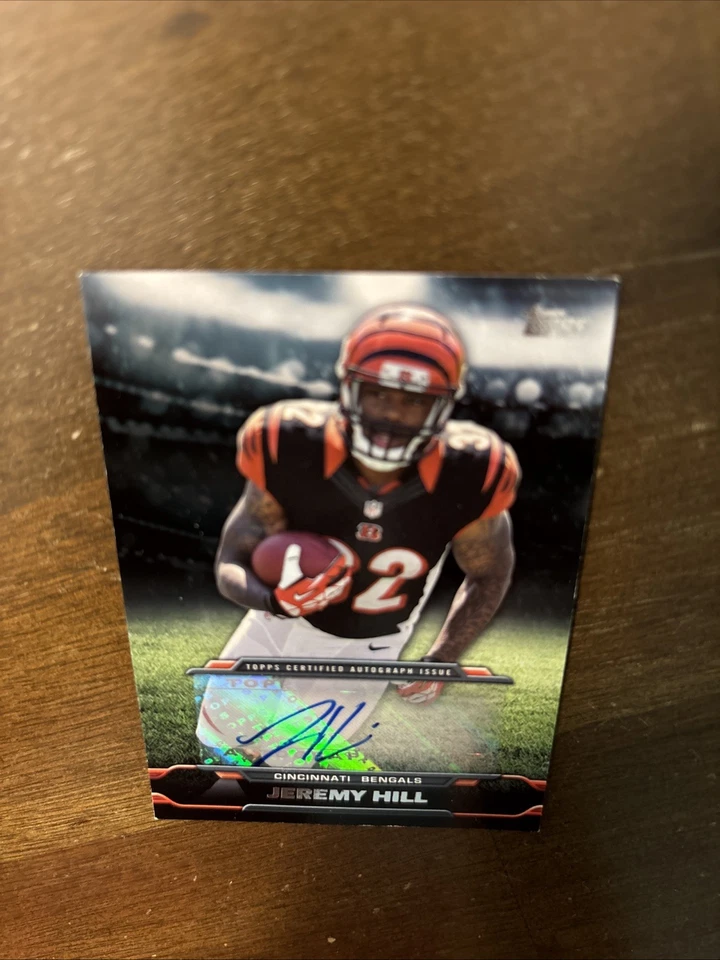 2014 Topps Jeremy Hill Certified Autographed Issue Rookie Card #TA-JH - Image 3 of 4
