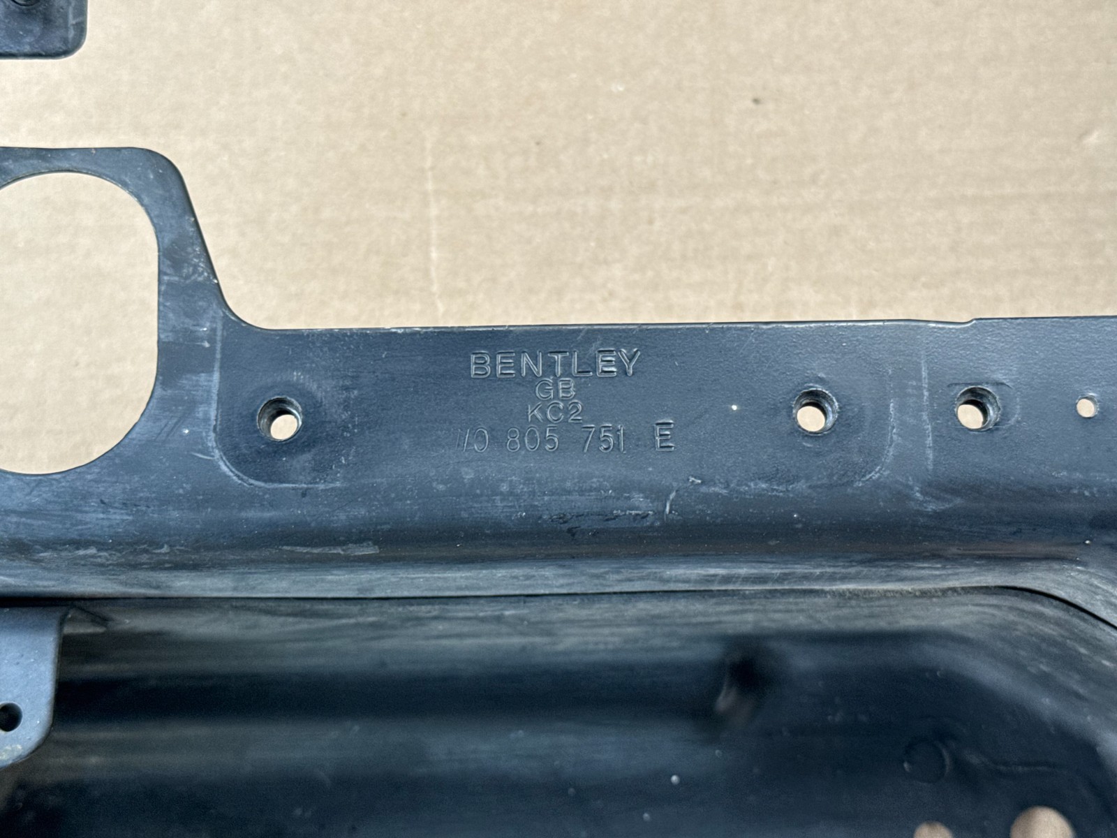 13-18 BENTLEY CONTINENTAL GT/GTC FRONT RADIATOR SUPPORT PLATE  3W0805752E OEM