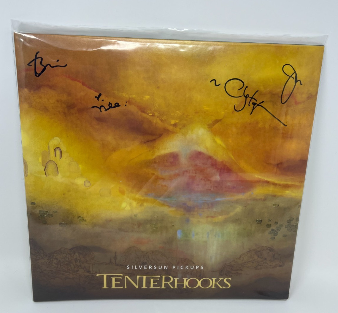 Silversun Pickups Tenterhooks Full Band Signed Autographed Gold Vinyl LP Record