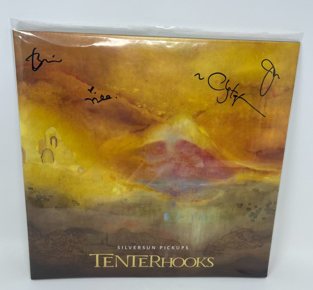 Silversun Pickups Tenterhooks Full Band Signed Autographed Gold Vinyl LP Record