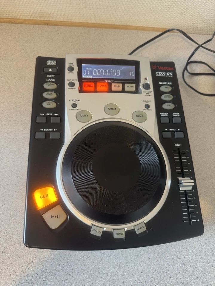 Vestax CDX-05 DJ CD Player Sampling Loop Scratch Effekte Pitch .TOP! - Bild 4 von 4