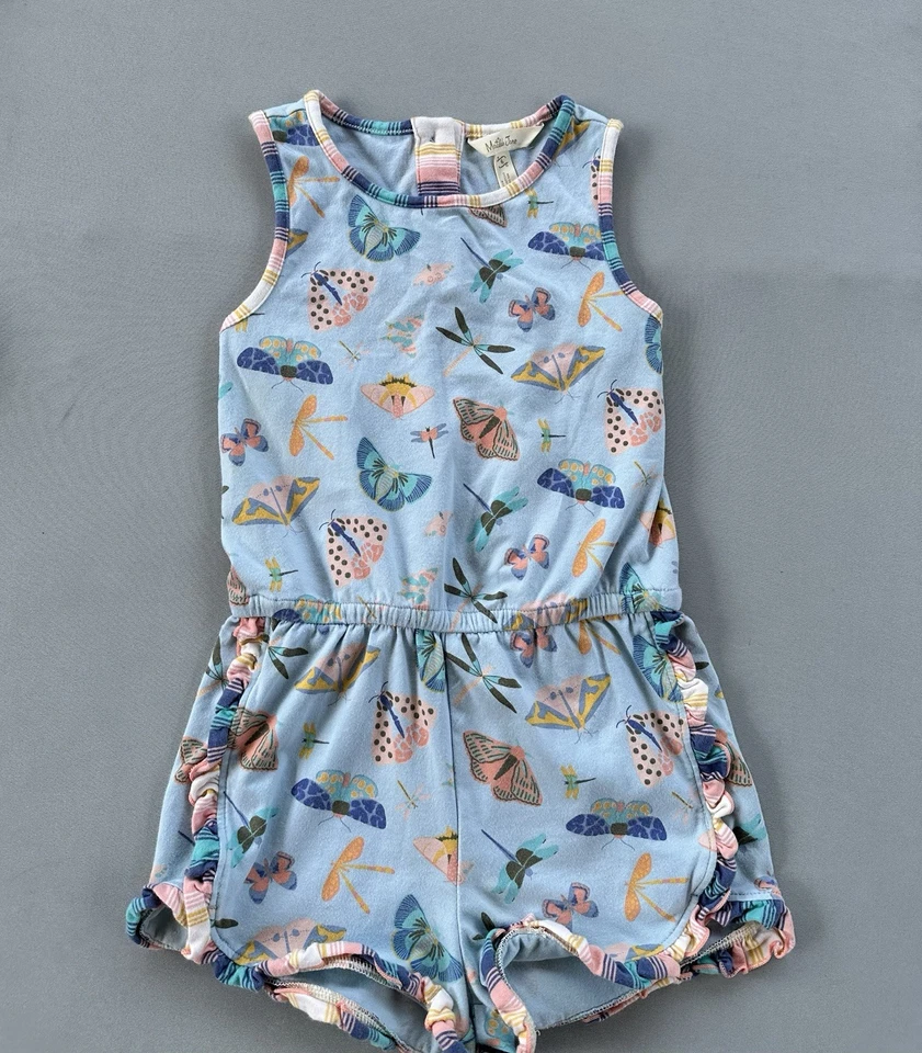 Matilda Jane Romper Jumpsuit Girls Size 6 - Image 2 of 4