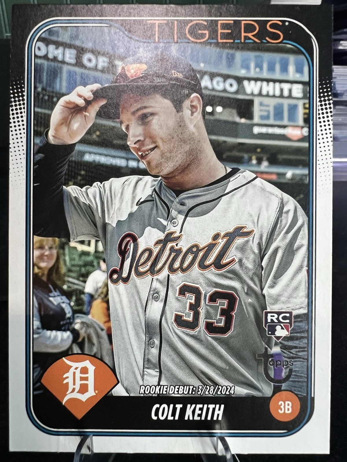 2024 Topps Update Series Rookie Debut Colt Keith #US192 Vintage Stock /99 (RC)