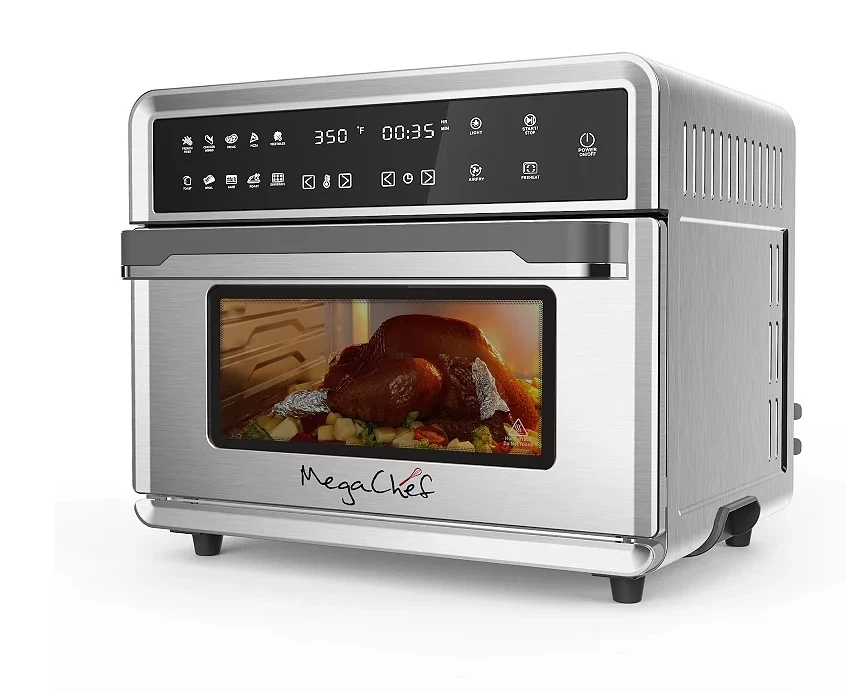 MegaChef 10 in 1 Electronic Multifunction 360 Degree Hot Air Technology Counter