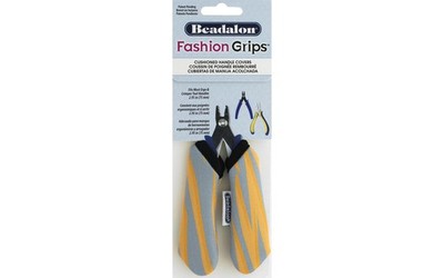 Beadalon Fashion Grips Tool Cover Md Tiger Orng2pc