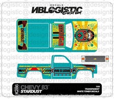 '83 CHEVY SILVERADO Custom WaterSlide Decal for hot wheels 1/64