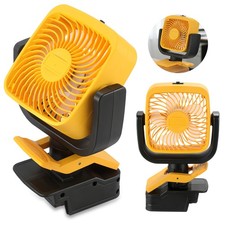 Camping Fan Jobsite Fan for DeWalt 18V Li-ion Battery Portable Cordless Handheld