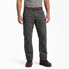 Weatherproof Vintage Mens Relaxed Fit Utility Pants Charcoal Gray 36x29