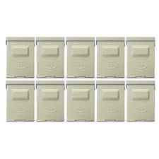 Ac Disconnect Box Electrical 60 Amp 240-volt Non-Fused Metallic HNF60R 10 Pack