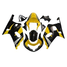Yellow Black Fairings Kit for Suzuki GSXR600 GSXR750 2000 - 2003 ABS Body Kit