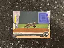 2021 MLB Topps Now Fearless Feline #15 Card PR 2958 Rally Cat Rockies