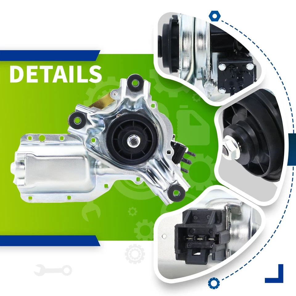 Windshield Wiper Motor for Chevrolet C10 K10 C20 K20 1978-1984 GMC C1500 K1500 Foto 2 de 4