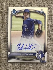 2025 Bowman Chrome Prospect Blake Wolters #CPA-BW Auto
