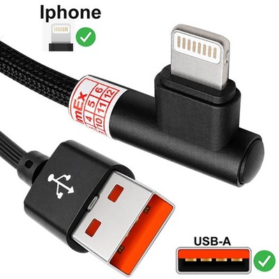 Adapter USB Ladekabel 90° Winkelstecker kompatibel mit iPad mini (Gen 5) Tablet