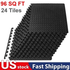 24pc EVA Foam Puzzle Exercise Mat 96 Sq Ft In...