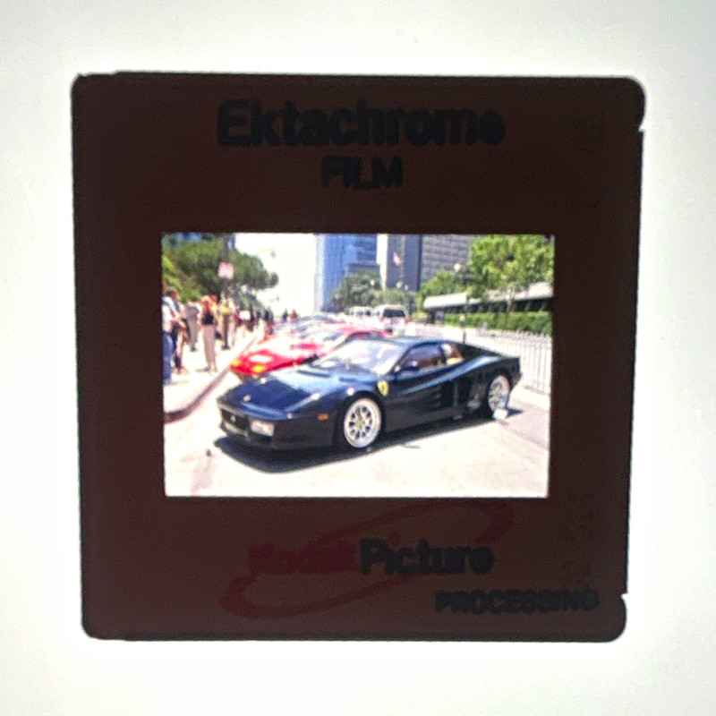 Ken Eberts Original Processed 35mm Color Film Slide Sports Car Landscape