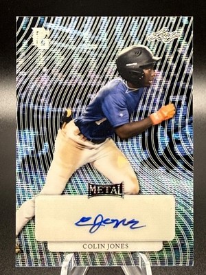 Colin Jones 2023 Leaf Perfect Game Metal Auto Neon /1 #MA-CJ2