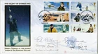 2003 EXPLORERS GREAT BRITAIN BUCKINGHAM FDC SIGNED the late EDMUND HILLARY +4