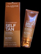 CLARINS Self Tanning Milky-Lotion For Face  Body 125 mL / 4.2 Oz. Sealed In Box