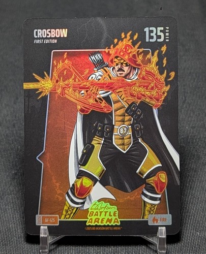 Sidney Crosby CROSBOW Fire Battlefoil 2026 Bo Jackson Battle Arena #125 Penguins