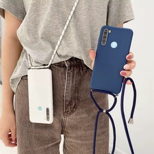 Material: Nylon, Color: Navy Blue, Bundle: Case Strap - Strap Cord Chain Lanya