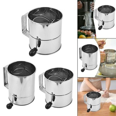Mehlsieb Mehlsieb feinmaschig Sieb Handheld Praktisch Küche Edelstahl