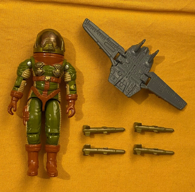GI G.I. Joe gijoe 1991 GENERAL HAWK nearly complete FREE SHIP