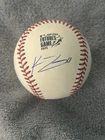 KONNOR GRIFFIN SIGNED AUTOGRAPHED OML 2025 FUTURES GAME BASEBALL MLB PIRATES