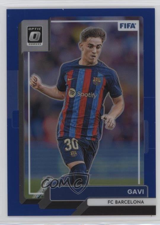 2022-23 Panini Donruss Optic Blue Prizm 22/99 Gavi #32 1jo8