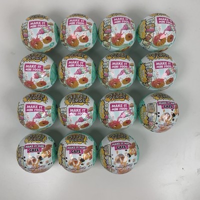 (15) Miniverse Make It Mini (11) FOOD Series 3 & (4) CAFE Series 4  Sealed NEW