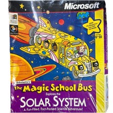 MICROSOFT Scholastic's The Magic School Bus Explores the Solar System PC, 1996 