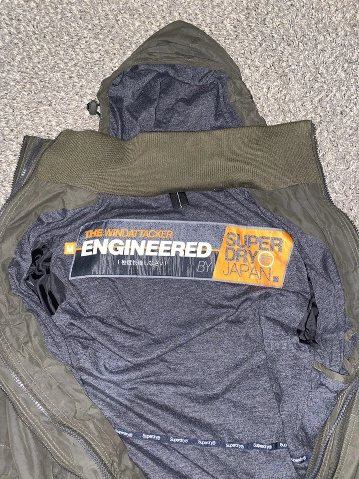 Jaqueta masculina nova sem etiquetas Superdry Cliff Hiker design britânico Japão Spirit - Imagem 2 de 4