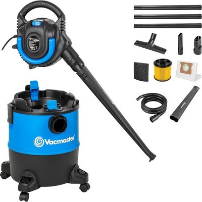 1200W Powerful Motor Wet Dry Vacuum Cleaner & Blower, 23L Compact Portable