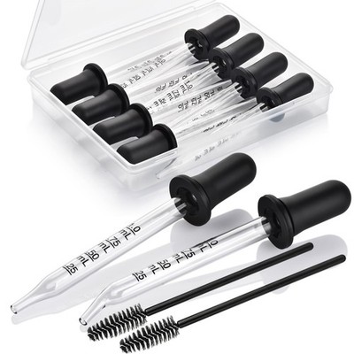 Eye Dropper, 1mL Glass Liquids Pipette Dropper Tool with Measurement Herain