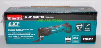 Makita Kit XMT03Z 18V Oscillating Multi-Tool, 1) BL1850B 5.0 AH