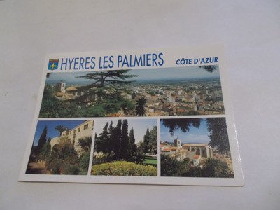 83 HYERES LES PALMIERS VAR LES JARDINS DU CASTEL SAINTE CLAIRE MULTIVUES 1985