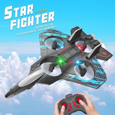 Glider Flying Helicopter RC Hobby Jet Airplane 2.4G Stunt Remote Control