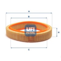 Luftfilter UFI 30.922.01 Filtereinsatz FüR Ford GFJ GAF Fiesta Abft Wfvt Escort