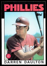 1986 Topps #264 Darren Daulton RC Rookie Card Philadelphia Phillies. rookie card picture