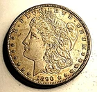 Morgan Silver Dollar 1890-S