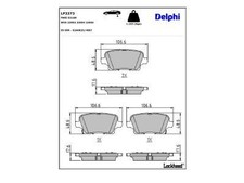 Bremsbeläge für Opel Insignia B Country Tourer Z18 Grand Sport Sports ab 17->