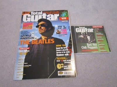 Total guitar magazine and CD ,issue 80 ,The Beatles ,Red hot chili peppers
