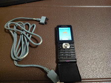 Sony Ericsson W350i Walkman Black/Purple Flip Phone Vintage Collector