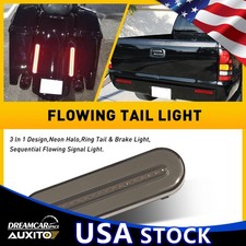Motorcycle LED Brake Stop Running Signal Turn Light Tail Bar Flowing For UTV ATV